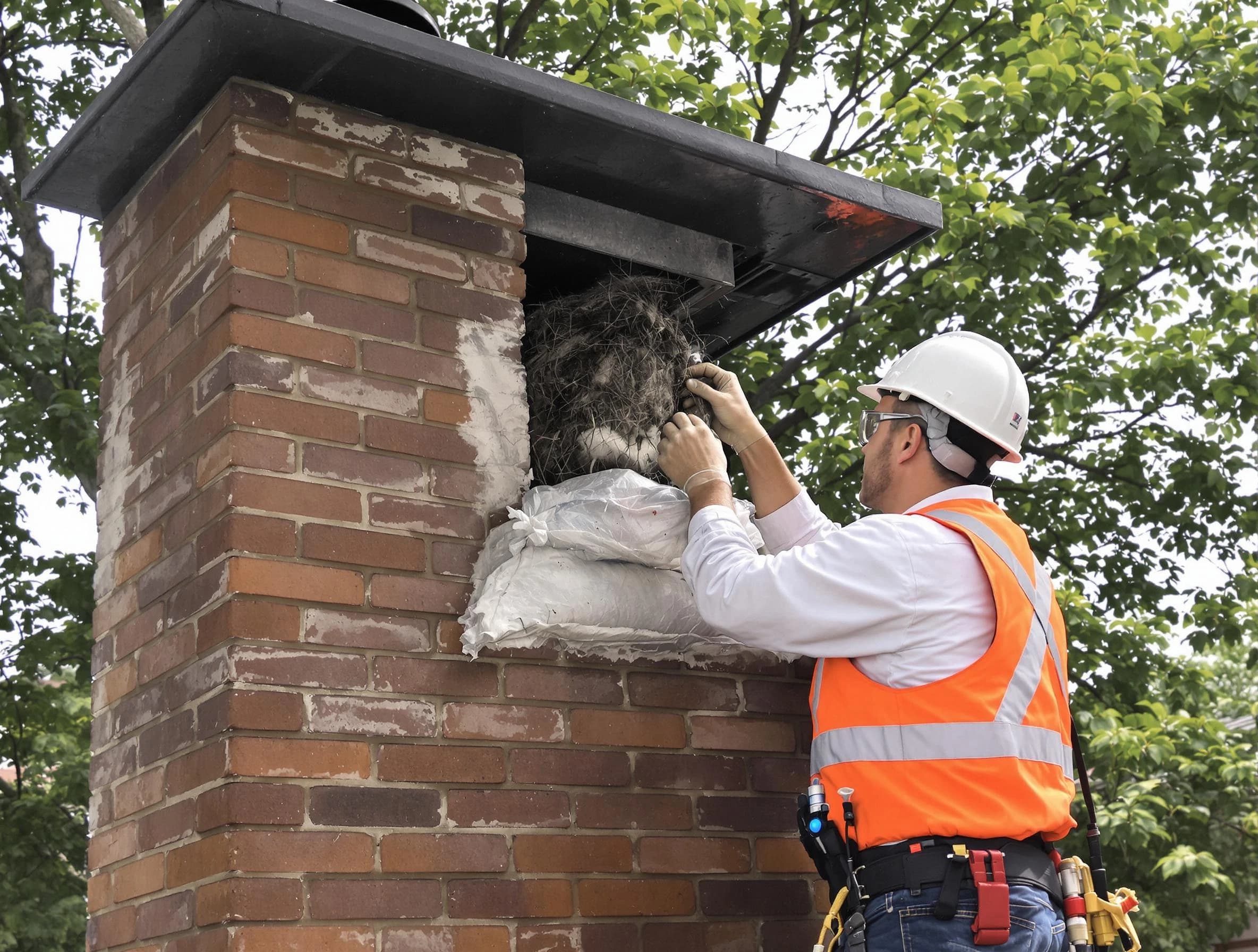 Humane removal of debris and animals by Acton Chimney Sweep in Acton, MA