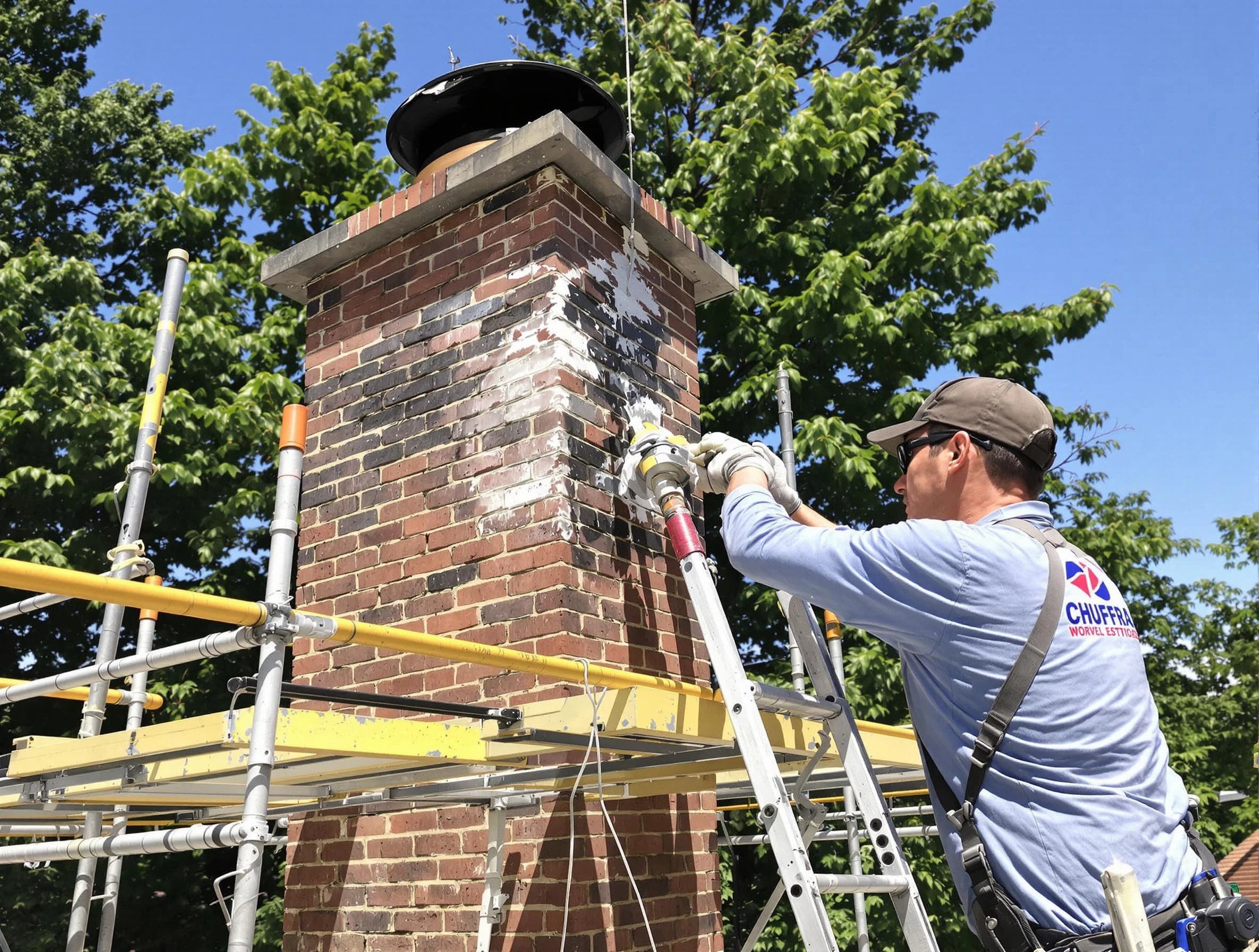 Structural chimney repair by Acton Chimney Sweep in Acton, MA