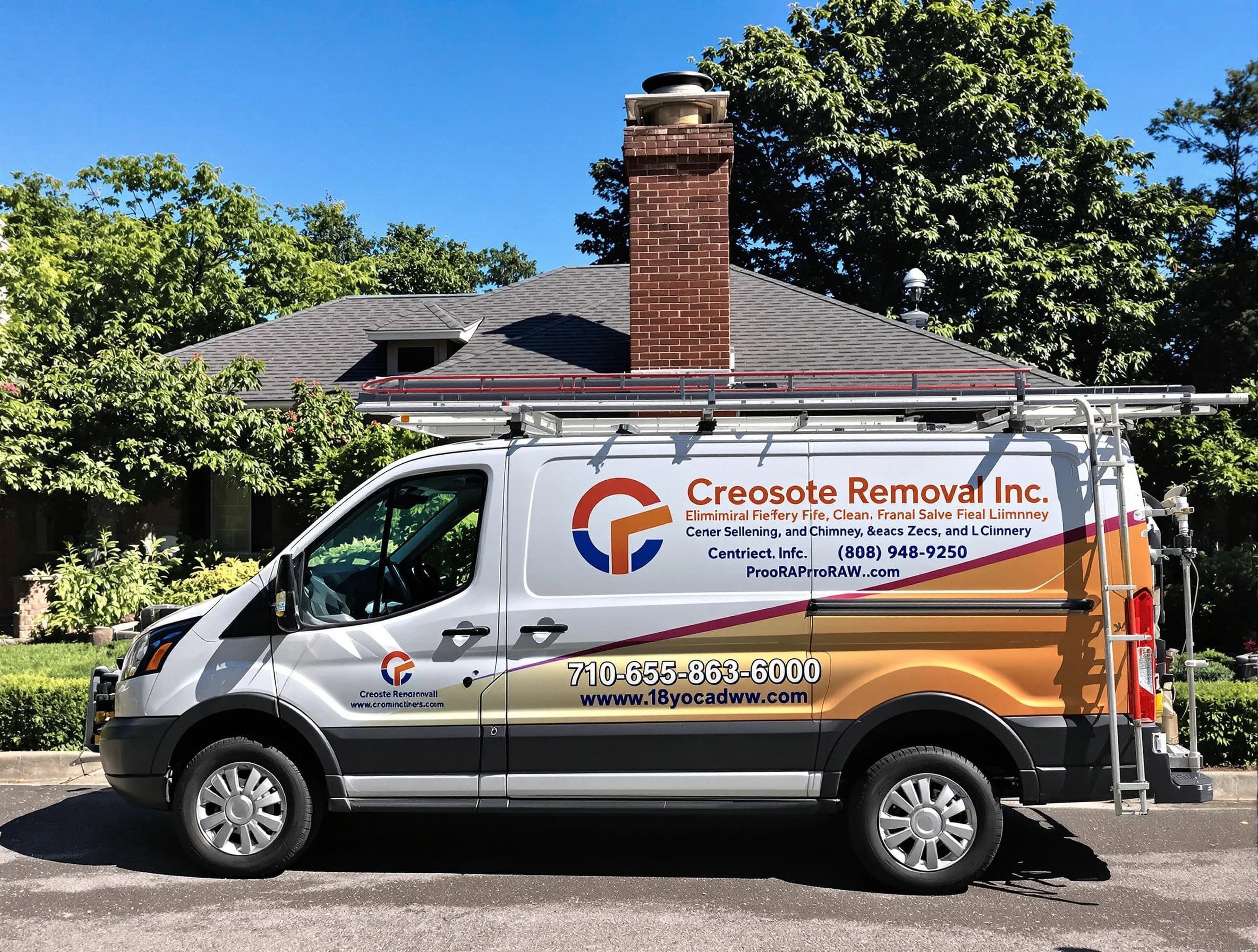 Acton Chimney Sweep technician removing creosote safely in Acton, MA